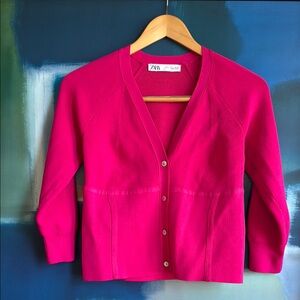 Zara Pink Women's Cardigan Runs Small!